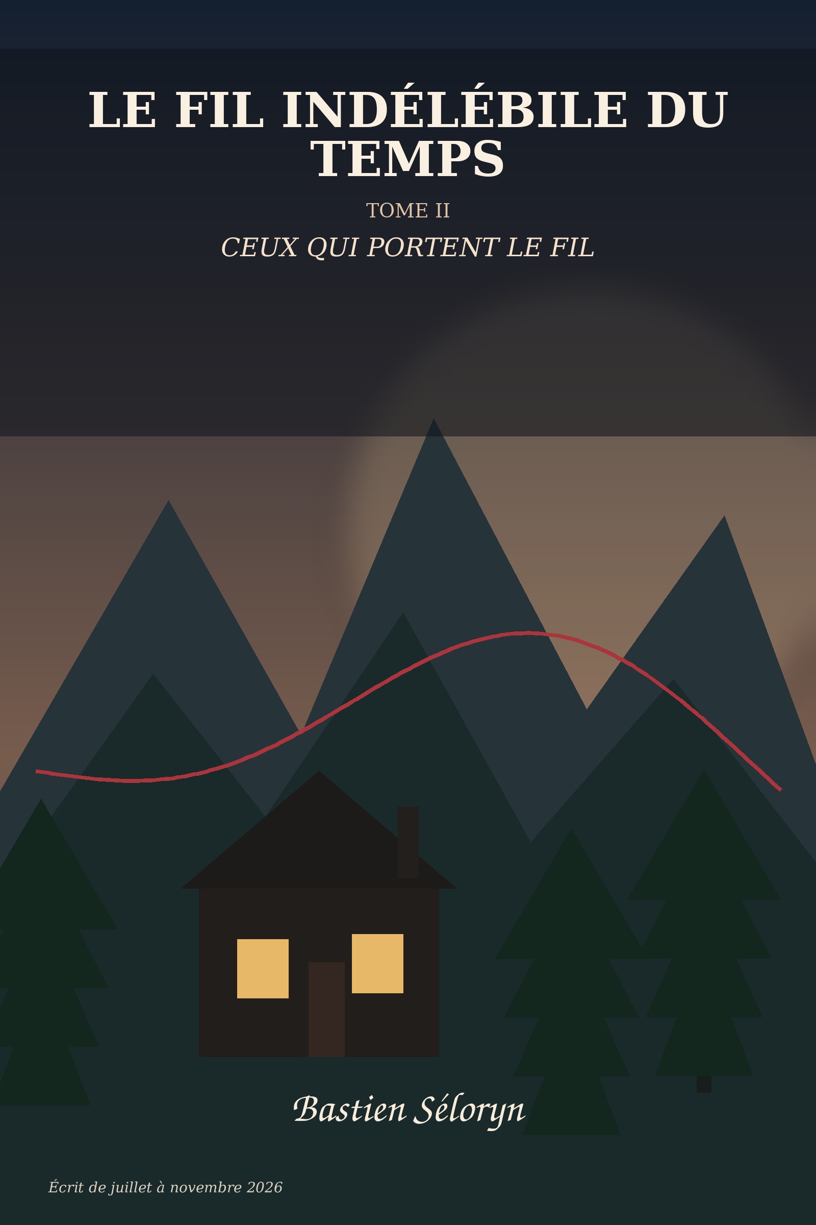 Couverture fermée de Le Fil Indélébile du Temps — Tome II : Ceux qui portent le fil